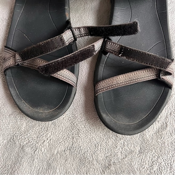 Teva Verra Strappy Cushioned Outdoor Sport Comfort Sandal Antiguous Black Multi - Picture 15 of 17